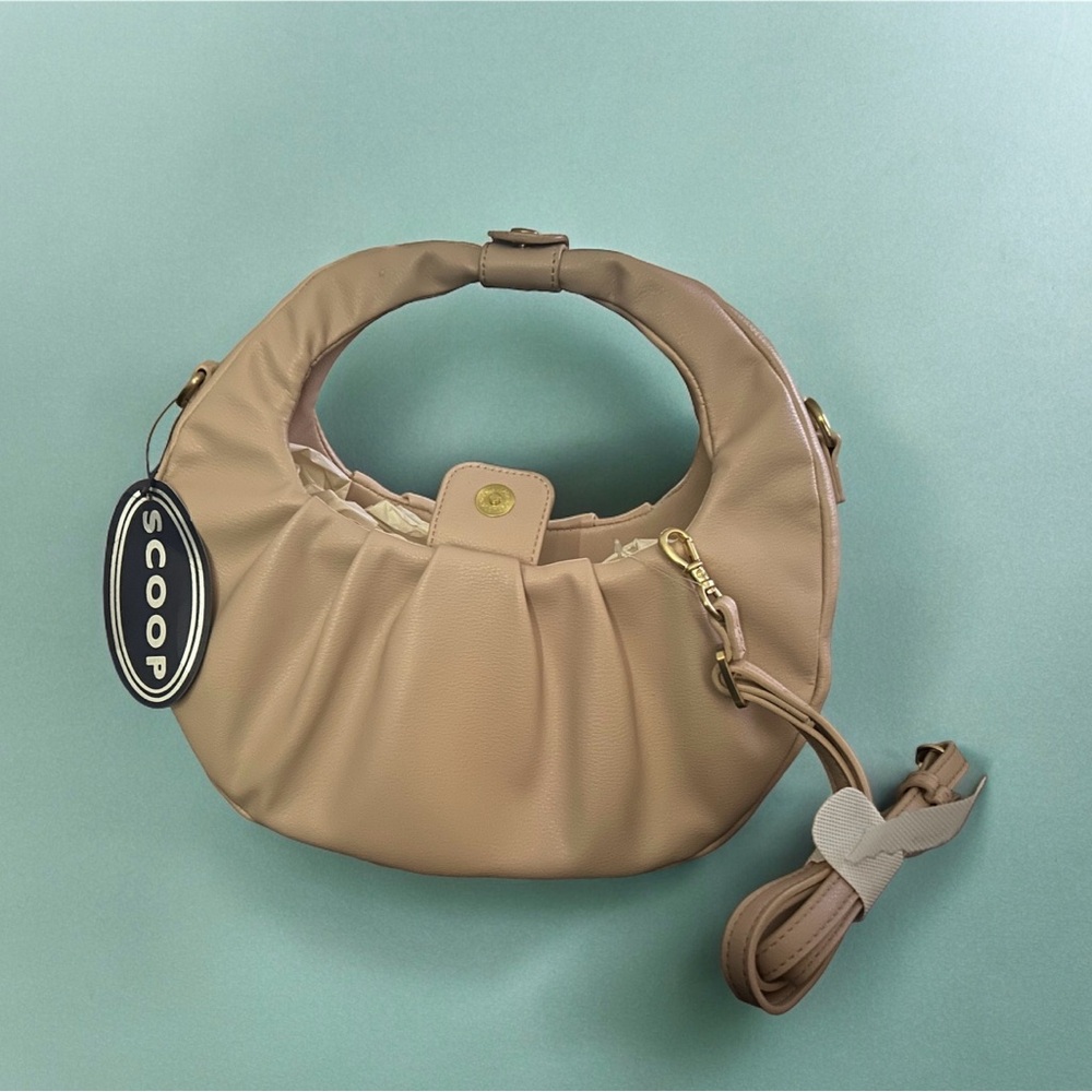 Scoop Women's Large Crescent Crossbody Bag Rose Dust
